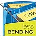 Pendaflex SureHook Reinforced Extra Capacity Hanging Pockets, Letter Size, Assorted Colors, 4/PK (09213)