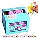OLICTA Cute Stealing Coin Cat Piggy Bank Dog Mouse Pig Monkey Money Box Panda Bank Case (Pink Pig)