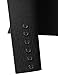 BIADANI Women Button Down Long Sleeve Soft V-Neck Cardigan Sweater Black Small