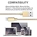 iPhone Charger Cable SHARLLEN Lightning Charger, Fast Nylon Braided USB iPhone Charging Cords 5Pack(3FT2/6FT2/10FT) Compatible iPhone XS/Max/XR/X/8/8Plus/7/7P/6S/iPad/IOS (Gold)
