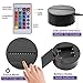 Xmeilo 16 LED Color 3D Illusion Platform Night Lighting Touch Switch Table Desk Decor LED Lamp with Remote Control (Spiderman)
