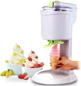 Amazon Co Jp 1 5フローズンデザートmakerfully自動 家庭用diyアイスクリームマシン 高速 簡単にクリーンシャーベットをソフトサーブ 作るシャーベットのための滑らかな スポーツ アウトドア