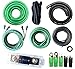 SoundBox 0 Gauge Amp Kit Complete AWG Amplifier Install Wiring Cables - 9500W