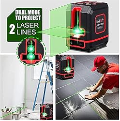 Laser Level Self Leveling 100Ft, Green Cross Line