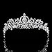 Topwedding Rhinestones Wedding Crown Crystal Bridal Tiara Headpiece Headband Hair Jewelry Women Girls