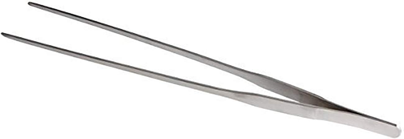Plant Tongs Tweezers Feeding Tong Stick Aquarium Gravel Cleaners Tools Fish Tank Plants (1X) (Straight Tweezer)
