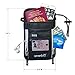 SevenBlu RFID Secret Travel Neck Stash (Large) - Fits Kindle - Hidden Travel Wallet | Money Belt and Passport Holder (Black)