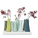 Chive - Pooley 2, Ceramic Flower Vase, 8-Tube Shape (Chartreause)
