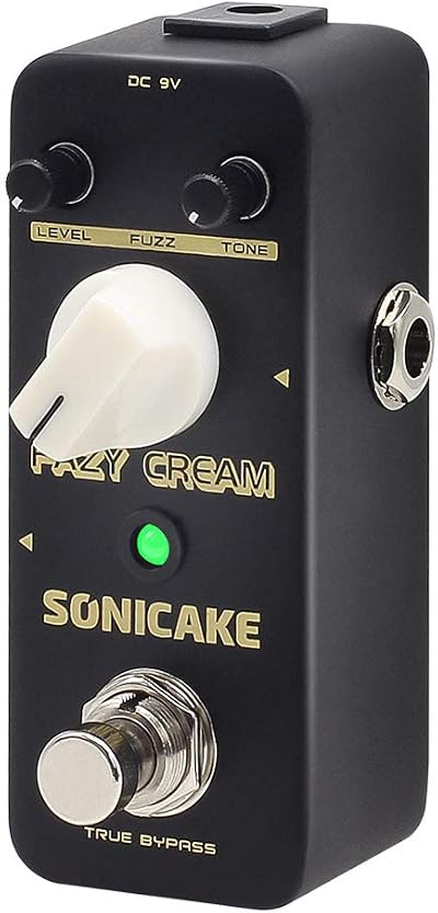 SonicaKE Fuzz Guitar Effects Pedal Fazy Cream True Bypass Vintage
