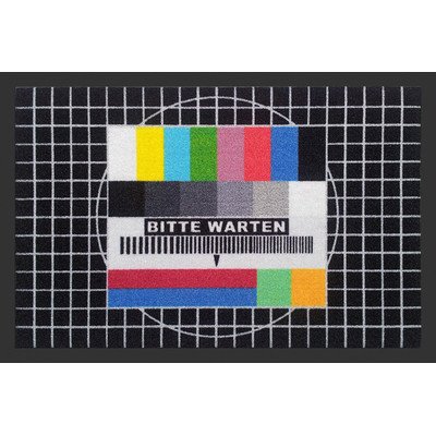 Rockbites Design Doormat, Polyamide, Black, 40 x 60 cm