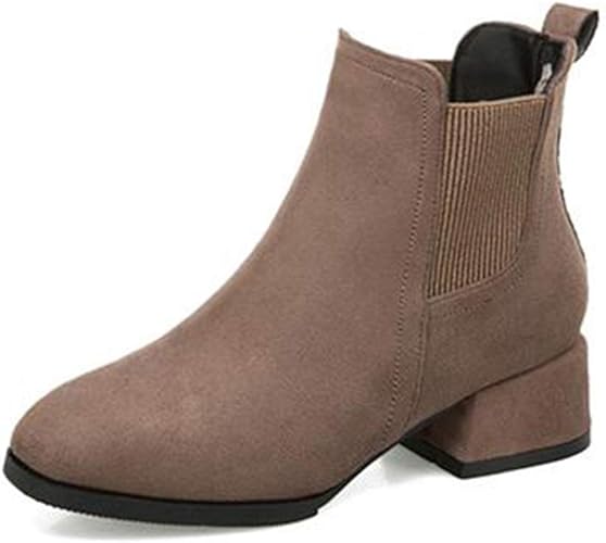 Amazon Piite レディース シューズ 秋冬 ショートブーツ 厚底 太ヒール オフィスシューズ パンプス 歩きやすい おしゃれ靴 美脚 ムートンブーツ 上品 ブーティー エレガット 通勤通学 Piite ブーツ ブーティ