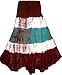 Agan Traders Women's 2024 Fall Tie-dye High Waistband Bohemian Maxi Skirt - A Line Flared Long Skirts for Women