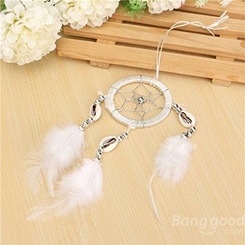 Bazaar Pure Fantasy Feathers Ring Wind Chime Dream Catcher Campanula Hanging Ornament