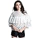 BLDO Women's Summer Loose Ruffles Lace Blouse Shirt Tops