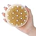 Dry / Wet Body Brush with Massage Nodules by ROMER - Natural Bristle for Better Exfoliation - Clear Dead Skin Cells While Reducing Cellulite & Toxins