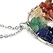 BOUTIQUELOVIN Chakra Crystal Tree of Life Necklace 30