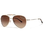 FURTALK Aviator Sunglasses Womens Stylish Trendy Polarized UV400 Protection Metal Sunnies FT9028