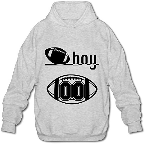 Football Boy Designer Men's Hooded Sweatshirt For Fall/Winter
