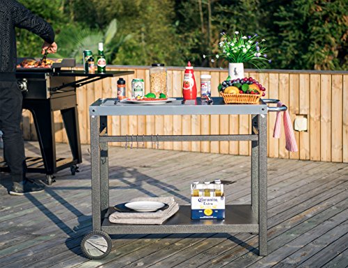 Stainless Steel Outdoor Grill Cart Royal Gourmet Dnng Cart Table
