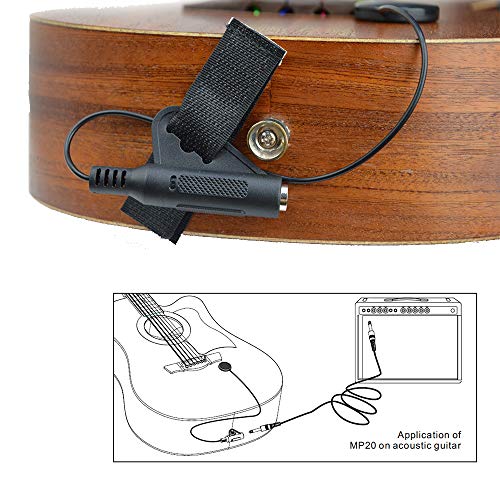 image for Contact Microphone Piezo Pickup Violin Microphone Pickup Cello Banjo U