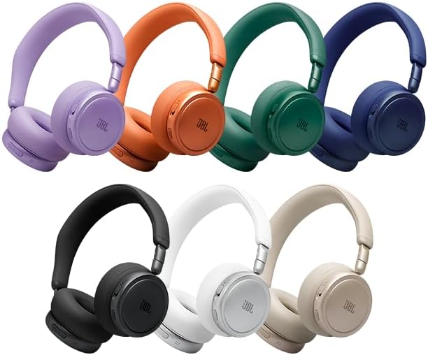 Live 680NC, Auriculares Supraaurales Inalámbricos con Bluetooth, Blanco