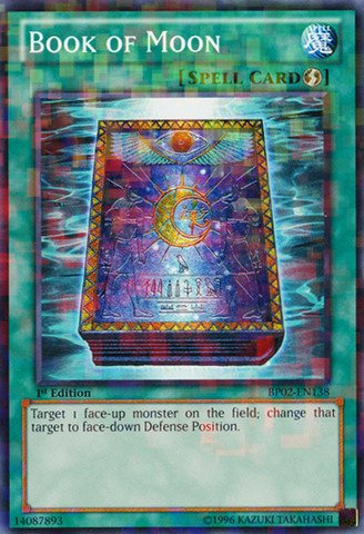 Yu-Gi-Oh! - Book of Moon (BP02-EN138) - Battle Pack 2: War of the Giants - 1st Edition - Mosaic Rare