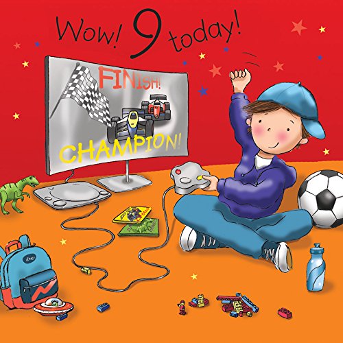 To A Special Grandson on your 9th Birthday Card: Amazon.co.uk: Kitchen ...