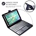 Cooper TOUCHPAD Executive Keyboard case Compatible with Nvidia Shield Tablet | 2-in-1 Bluetooth Wireless Keyboard with Touchpad & Leather Folio Cover | Touchpad Mouse (Blue)