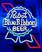 Pabst Blue Ribbon Beer Neon Signs Pub Display Neon Light Signs Real Glass Tube Bar Pub Game Room Decoration Handicrafted BeerSuper Bright 19x15 THE FASTEST