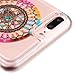Wydan Case for iPhone 8 Plus, iPhone 7 Plus - Slim Hybrid Liquid Bling Glitter Sparkle Quicksand Waterfall Shockproof TPU Phone Cover - Dreamcatcher for Apple