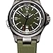 Victorinox Swiss Army Men's Night Vision 241595 Green Rubber Swiss Quartz Watch with Green Dial