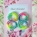 RevoRosy Spiral Hair Ties with no Crease| Coil Hair Elastics for Girls Age over 6| Colorful Hair Rubber Bands| Ouchless Hair Rings |Premium Combo of 6 Rainbow and 2 Translucent Collection