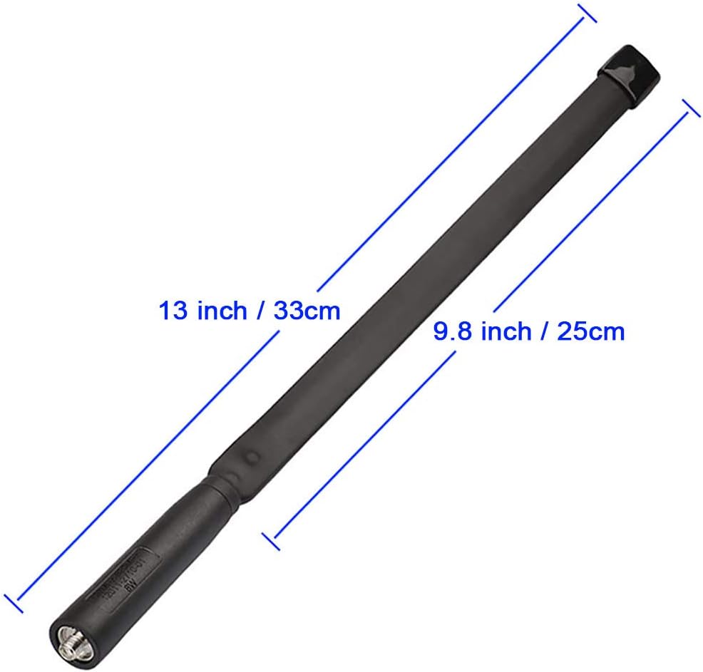 Bingfu Dual Band VHF UHF 136-460MHz 13 inch Foldable CS Tactical SMA Female Aerial Antenna for Wouxun Baofeng BF-F8HP UV-5R UV-82 BF-888S GT-3 Handheld Ham Two Way Radio Walkie Talkie - Image 5