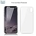iPhone X/Xs Screen Protector Pack of 2| iPhone X/Xs Tempered Glass Screen Protector Front Rear Anti-Fingerprint and Scratch Proof|iPhone X/Xs Glass Screen Protector (Front & Back 5.8 Inch)|SHARKSBox