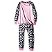 DC Comics Big Girls' Hero Union Suit Mink Fleece, Grey, 7/8