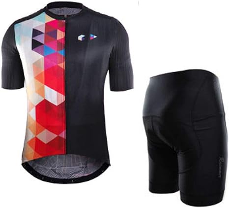 geometric cycling jersey