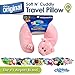 Cloudz Plush Animal Neck Pillows - Pig