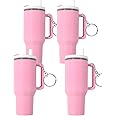 Mini Tumbler Cup Keychains for stanley cup accessories,School Bag Key Ring Handbag Backpack Charm,Multipiece Set