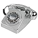 746 Retro Design Phone, Metallic Chrome