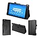 wisers AT&T Trek 2 HD, K88, U.S. Cellular ZPad 8, 8-inch Tablet case/Cover, Black