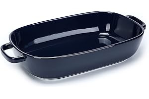 6 Quart Large Rectangular Baking Dish, 16x11 Inches Ceramic Baking Pan Casserole Dish for Cooking,Kitchen and Daily Use, Safe