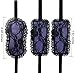 Amilia Sexy Lingerie Lace Blindfold Eye Mask Role Play Handcuff Fancy Costume (purple)