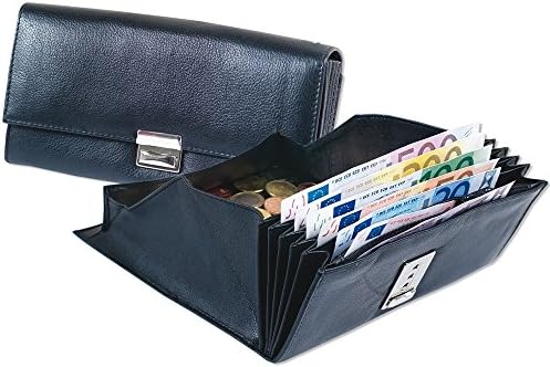 Rimbaldi - Cheap waiter-wallet with reinforced base in a large change purse made from buff-leather