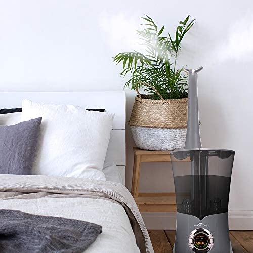 Air Innovations MH-801B-PLAT MH-801B 2.15 Gal. Ultrasonic Cool Mist Dual Tank Digital Humidifier with for Large Rooms - Up to 700 sq. ft. -Platinum, 2.15 gallons, - Thumbnail 6