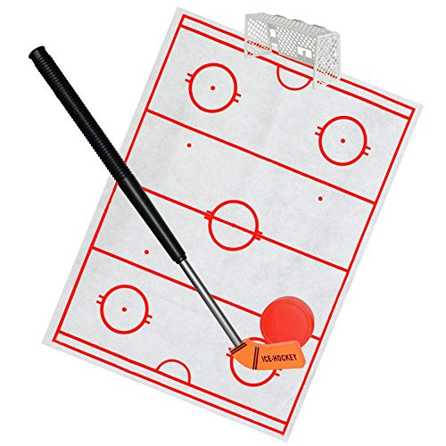 image for KOBWA Toilet Hockey Game Decompression Fun Game Ice-Hockey Toy for Men