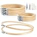 Caydo 3 Sizes Embroidery Hoops with Tools for Art Craft Handy Sewing and Hanging, 4 inch to 8 inch