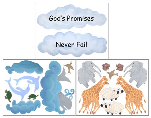 Noahs Ark Wall Stickers- Baby Nursry Wall Decals
