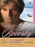 Front cover for the book A Most Unsuitable Man by Jo Beverley