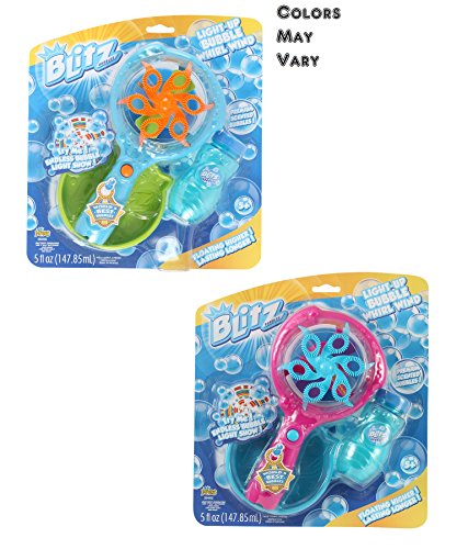 Imperial Toy Light-up Bubble Whirl Wind Play Bubble Toy