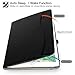 Ztotop Case for iPad Pro 12.9 inch 2017/2015 (Old Model, 1st & 2nd Gen), Premium Leather Folding Stand Folio Cover with Auto Wake/Sleep, Document Card Slots and Multiple Viewing Angles, All Black